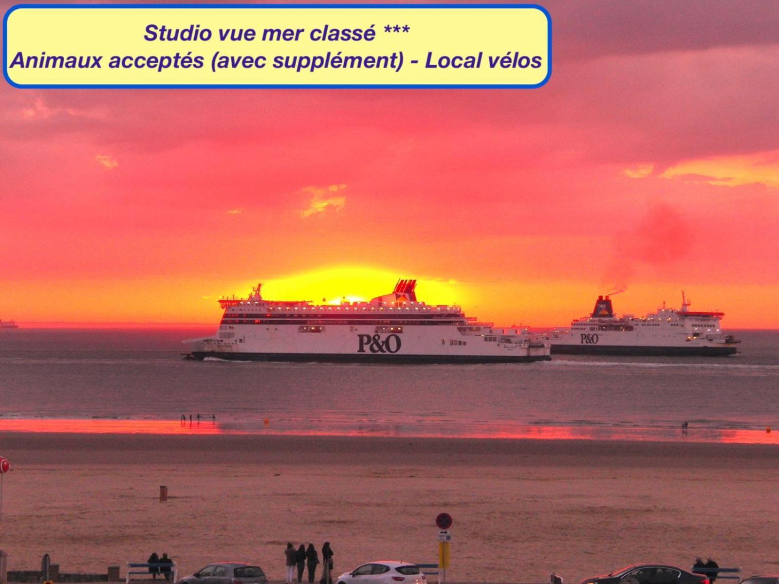 Studio A La Plage - Vue Mer Calais Exterior photo